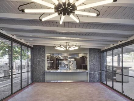 Architecture category: Kast Kaeppeli Architekten took second place with their renovation of the Kleine Schanze Park Café in Bern.