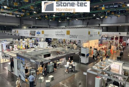 Impression von der Stone+tec 2024.