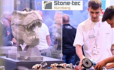 Impression von der Stone+tec 2024.