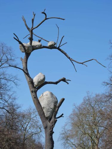 Giuseppe Penone, “Idee di pietra“ (Ideas of Stone), 2010 - 2024. Bronze and river stones. ©Photo: George Darrell. Courtesy Giuseppe Penone and Serpentine.