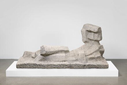 Fritz Wotruba, “Large Reclining Figure,” 1951–53. Belvedere, Vienna, 2019 Permanent loan Wiener Konzerthausgesellschaft, Photo: Harald Eisenberger / Belvedere, Vienna