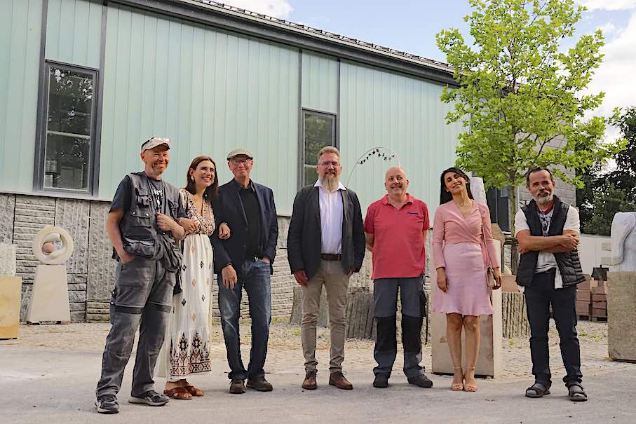The sculpture symposium in Wunsiedel, not far from Nuremberg, took place for the 30th time in July 2025 and had as its motto “The Five Senses” by the poet Jean Paul