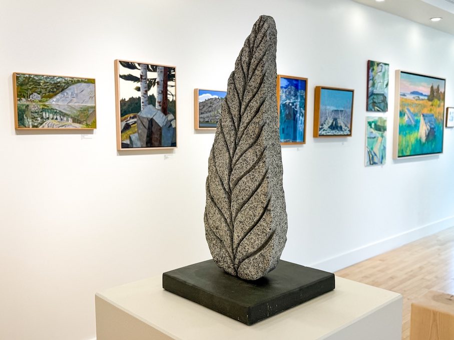 The exhibition “Quarries: Muse and Material“ in Monson, Maine, through November 02, 2025, is also a good opportunity to walk the Sculpture Trail of Maine before winter