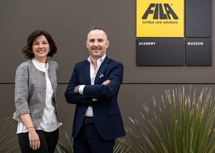 Alessandra Pettenon (Presidente Esecutivo) und Francesco Pettenon (CEO) von Fila Surface Solutions, Italien.