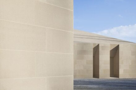 Besucherzentrum für die Stadt Dunhuang.
