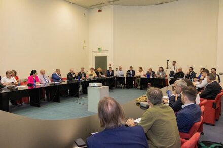 NSSA meeting at Marmomac 2025. Photo: Centrorochas