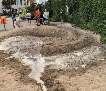 Water playground in Berlin. Photo: Peter Becker