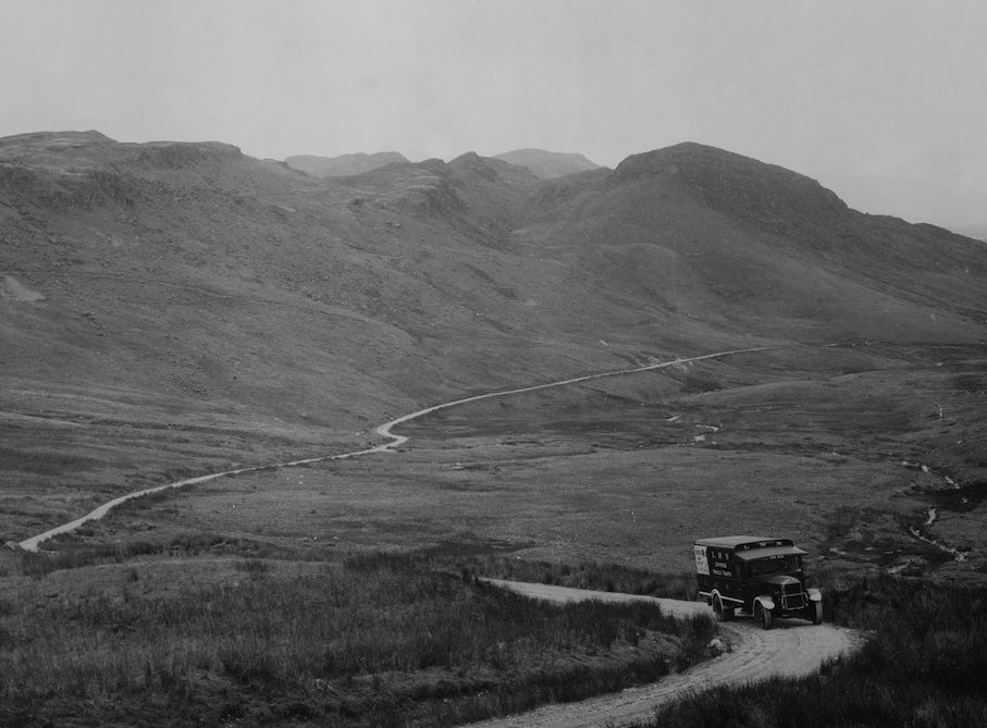 Paintings on the route to Manod quarry. Unknown, 1941.