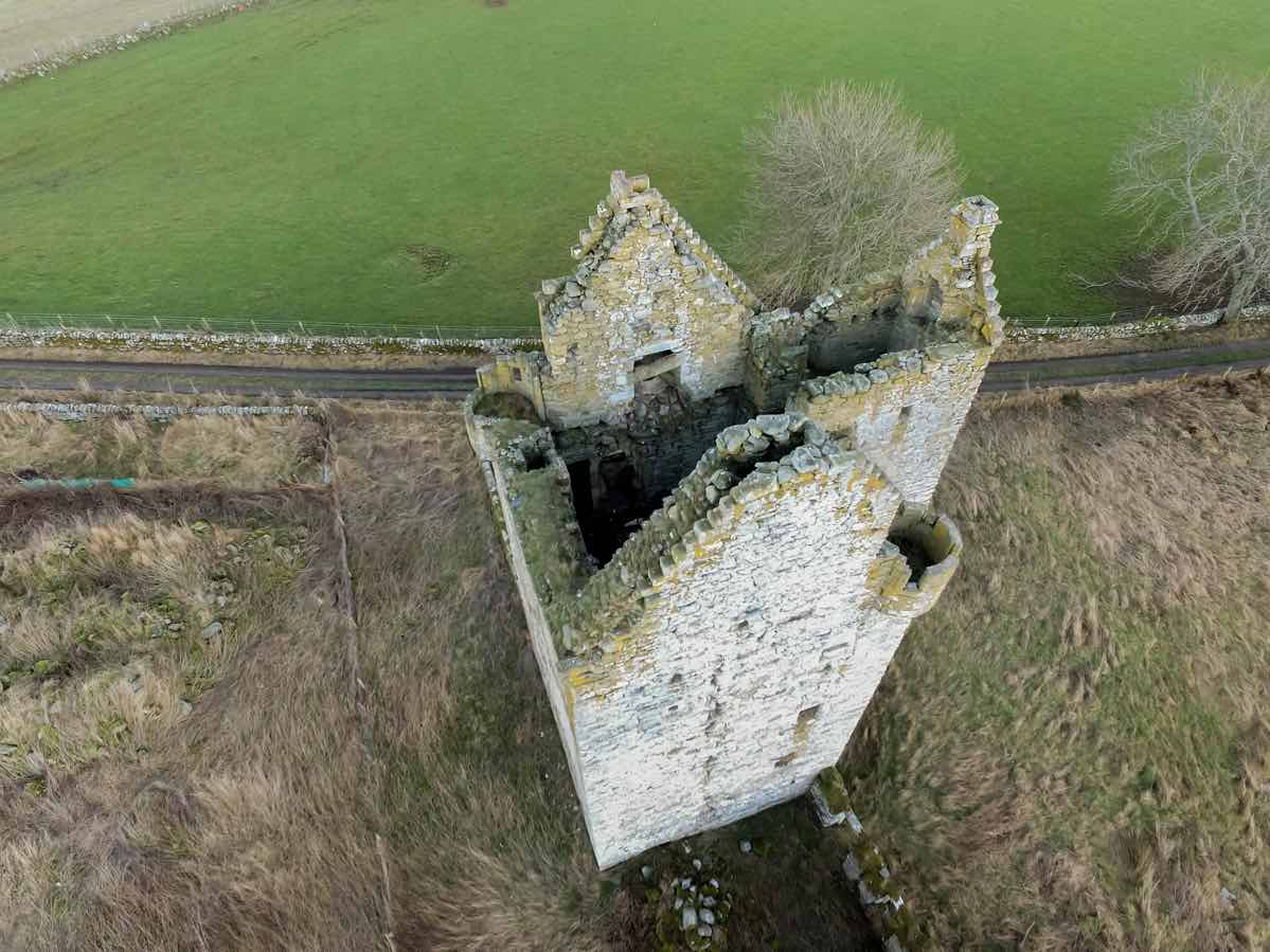 Der Fairburn Tower in Schottland.