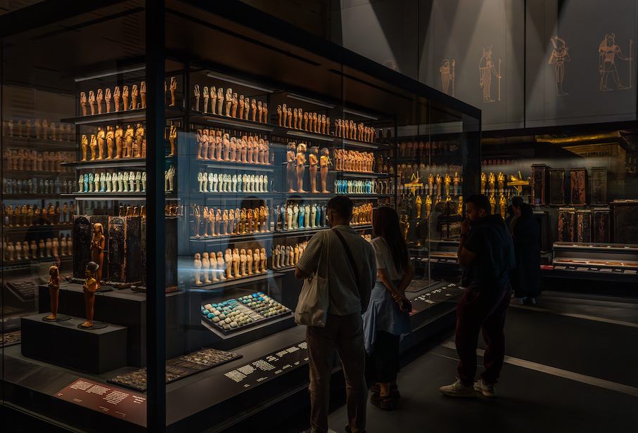 Rebirth: 365 small servant figures, known as shabtis, for the afterlife. Photo: ©Josef Sindelka