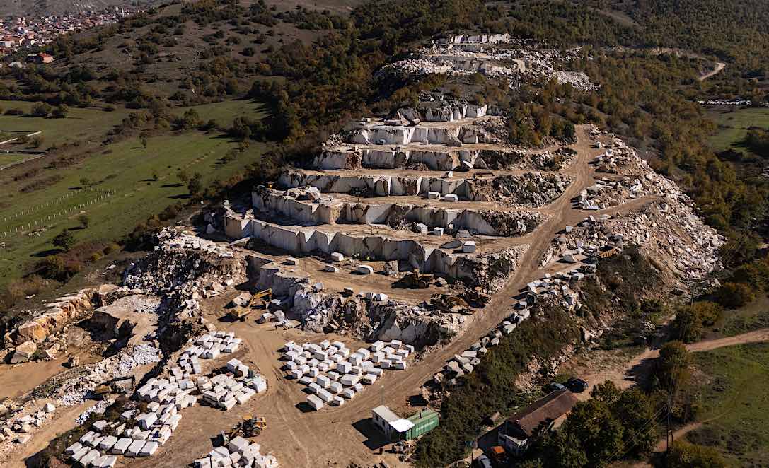 Marble Selas quarry.