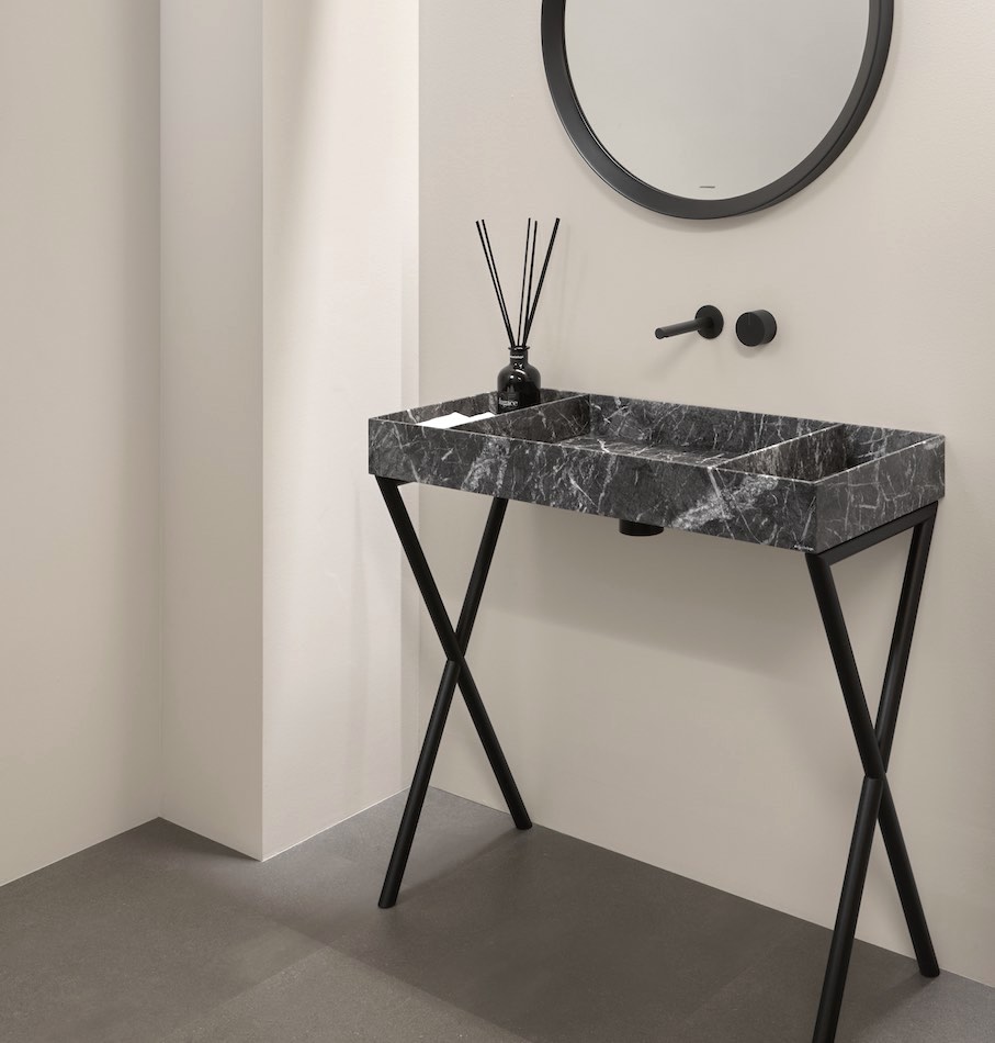 antoniolupi: new console washbasin to the “Nabatei“ collection.