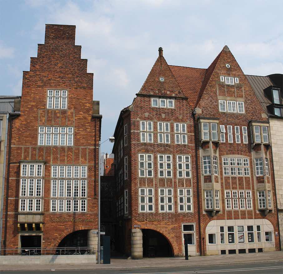 Backstein-Expressionismus Bremen, Böttcherstraße. Foto: Jürgen Howaldt / Wikimedia Commons
