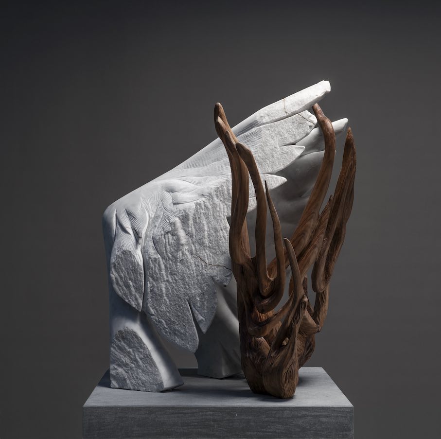 Lorenzo VIGNOLI, Yaman CHAU: “Phoenix” (57 x 57 x 80cm).