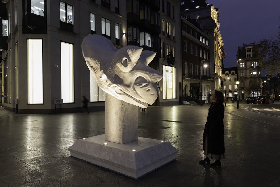 Der „Carrara Triceratops Skull, 2025“. Foto: David Owens