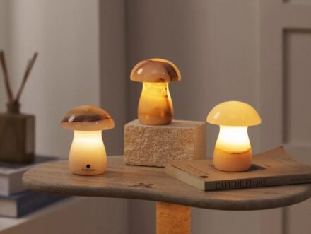 Oixdesign aus Kanada hat Tischlampen aus Onyx oder Marmor, die gute Laune und Freude bereiten