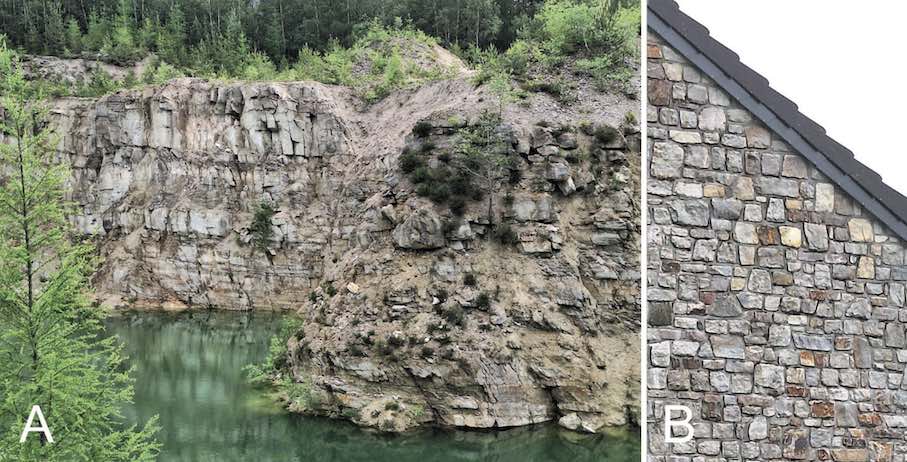 Former quarry for the Arkose de Waimes (sandstone).