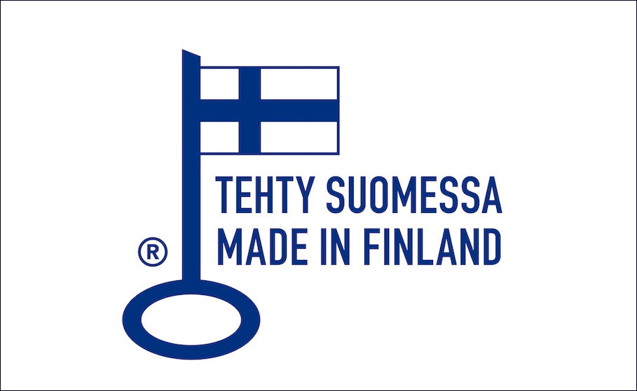 Finnlands „key flag” (Schlüsselflagge).
