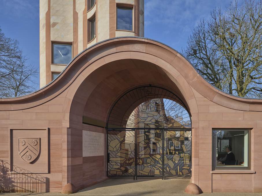 Portiersgebäude.