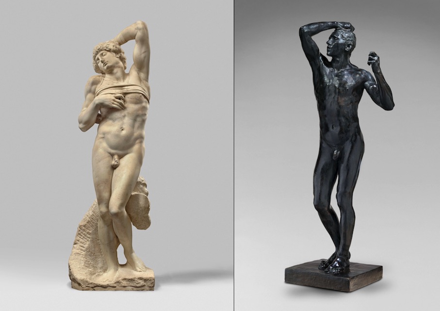 Michelangelo (1475–1564) and Auguste Rodin (1840–1917) in one exhibition at the Louvre, Paris, through July 20, 2026