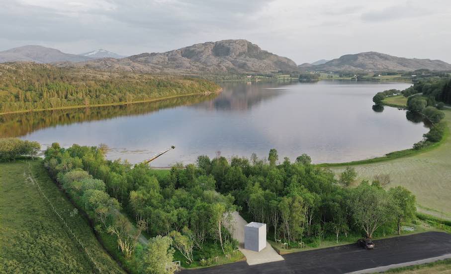 Die Badestelle Sundshopen in Norwegen.
