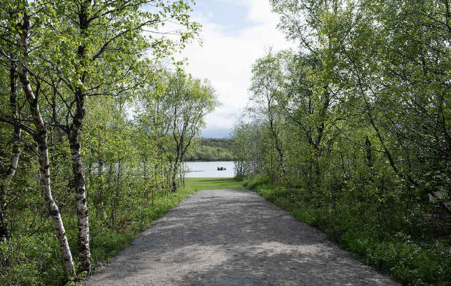 Die Badestelle Sundshopen in Norwegen.
