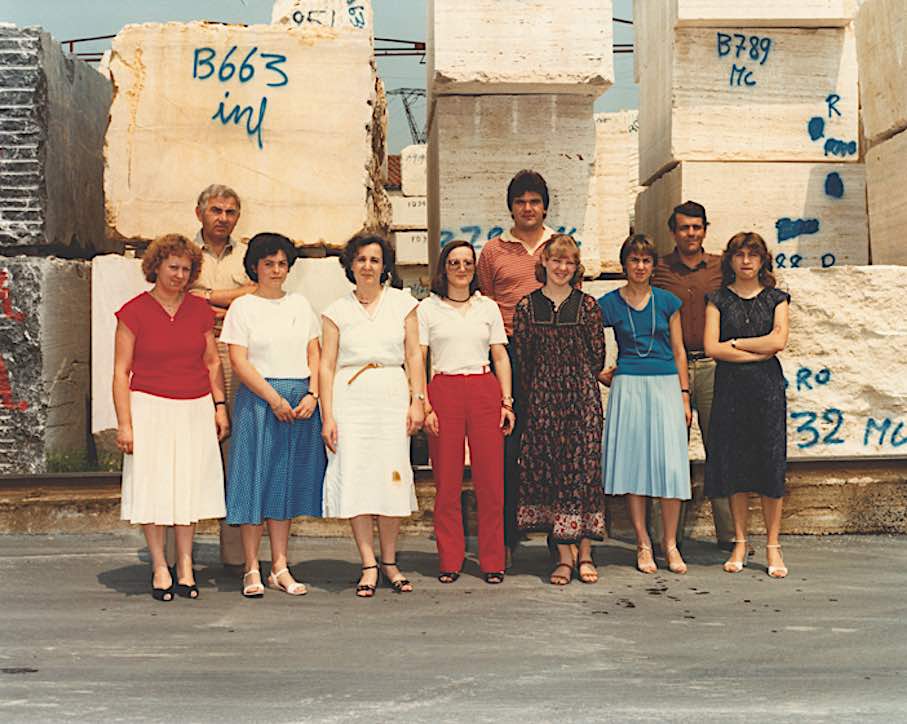 Company employees in the 1970s.