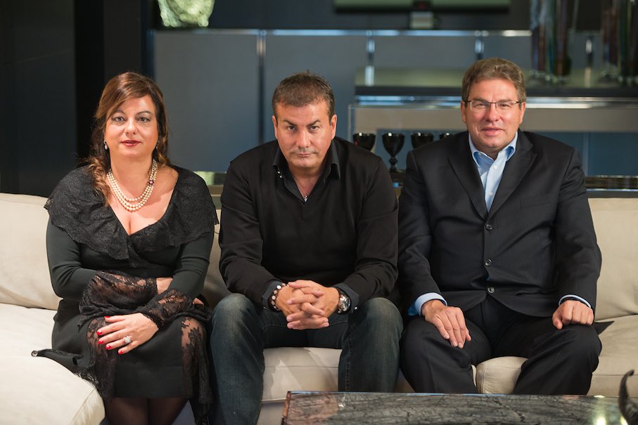 Alessandra Antolini, Alberto Antolini and Francesco Antolini: the second generation at the helm of the company.