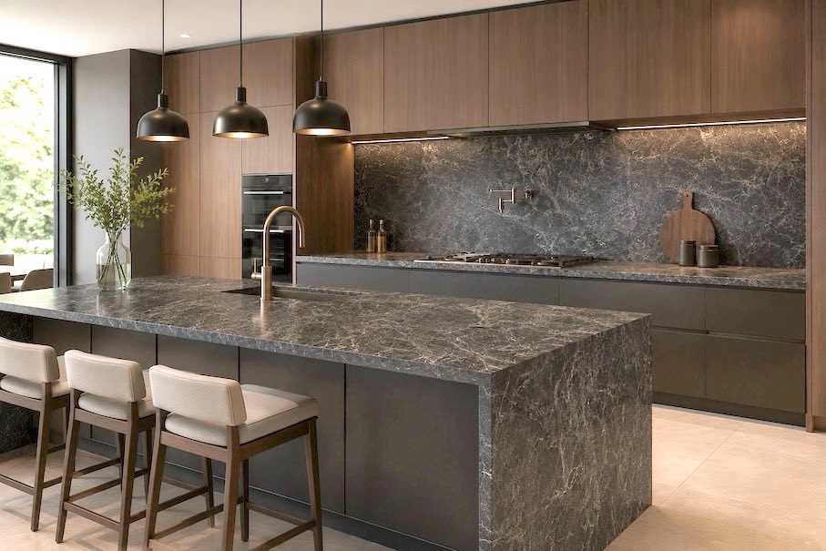 Damastas marble from Greek Sachanas company.