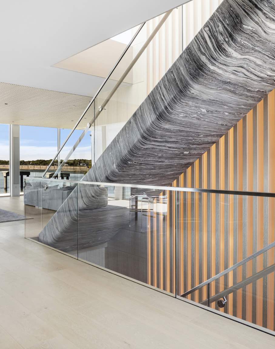 Three staircases in a residential building on Long Island, unlike anything else in the world