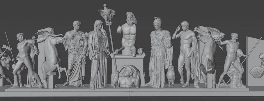 Reconstruction of the figures on the east pediment of the Parthenon Vinzenz Brinkmann and Ulrike Koch-Brinkmann, 2026. Liebieghaus Sculpture Collection, Frankfurt am Main