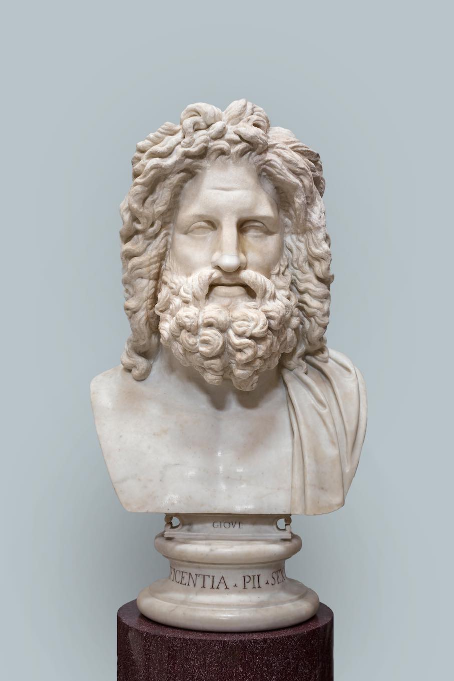 Zeus, found in Otricoli. 2nd century BC. Marble. Rome, Musei Vaticani, Inv. 257