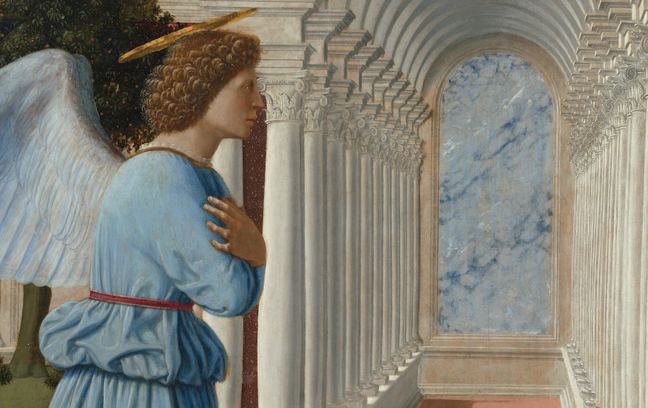 Piero della Francesca, „Polyptych of Sant’Antonio” (detail), ca. 1467–69 Tempera and oil on panel, 390 × 212 cm Galleria Nazionale dell’Umbria, Perugia. Credit: © Haltadefinizione Image Bank, Courtesy of the Galleria Nazionale dell’Umbria.