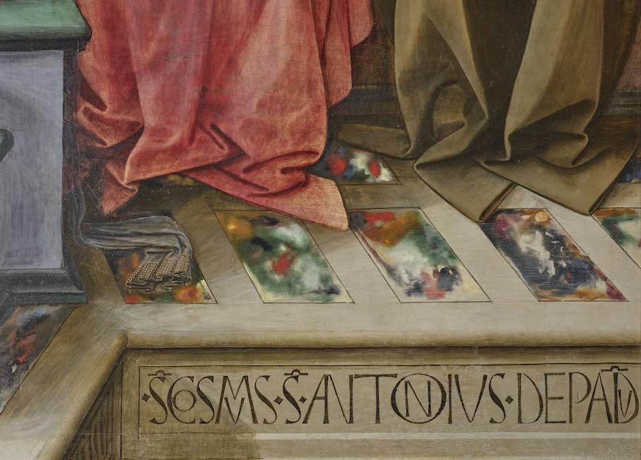 Filippo Lippi and Francesco Di Stefano Detto Pesellino, „Novitiate Altarpiece” (Madonna an Child Enthroned with Saints) (detail), 1440–05, Tempera on panel, 196 × 196 cm Gallerie degli Uffizi, Florence. Credit: Gabinetto Fotografico delle Gallerie degli Uffizi – Photo: Cristian Ceccanti