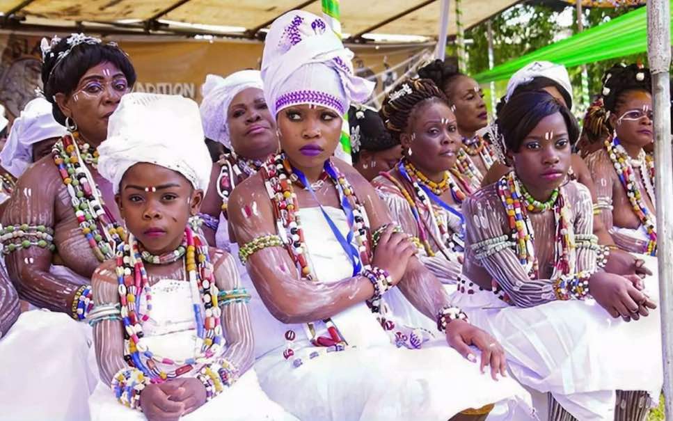 New Year’s ceremonies among the Guin people in Togo.