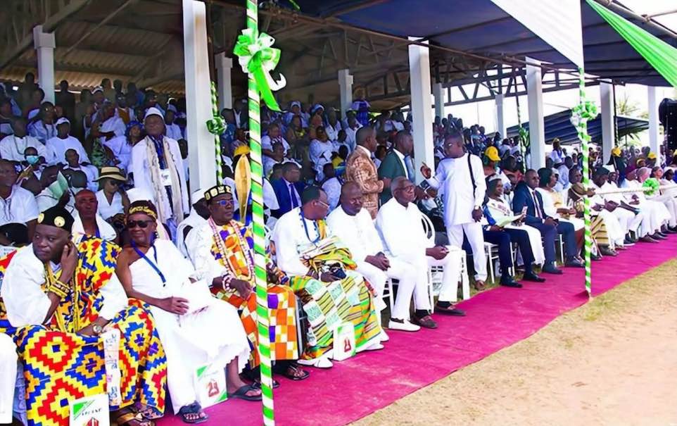 New Year’s ceremonies among the Guin people in Togo.
