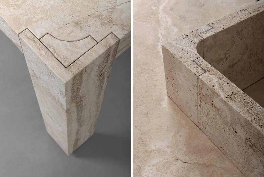 The “Fidia” kitchen from Italian Vaselli company.