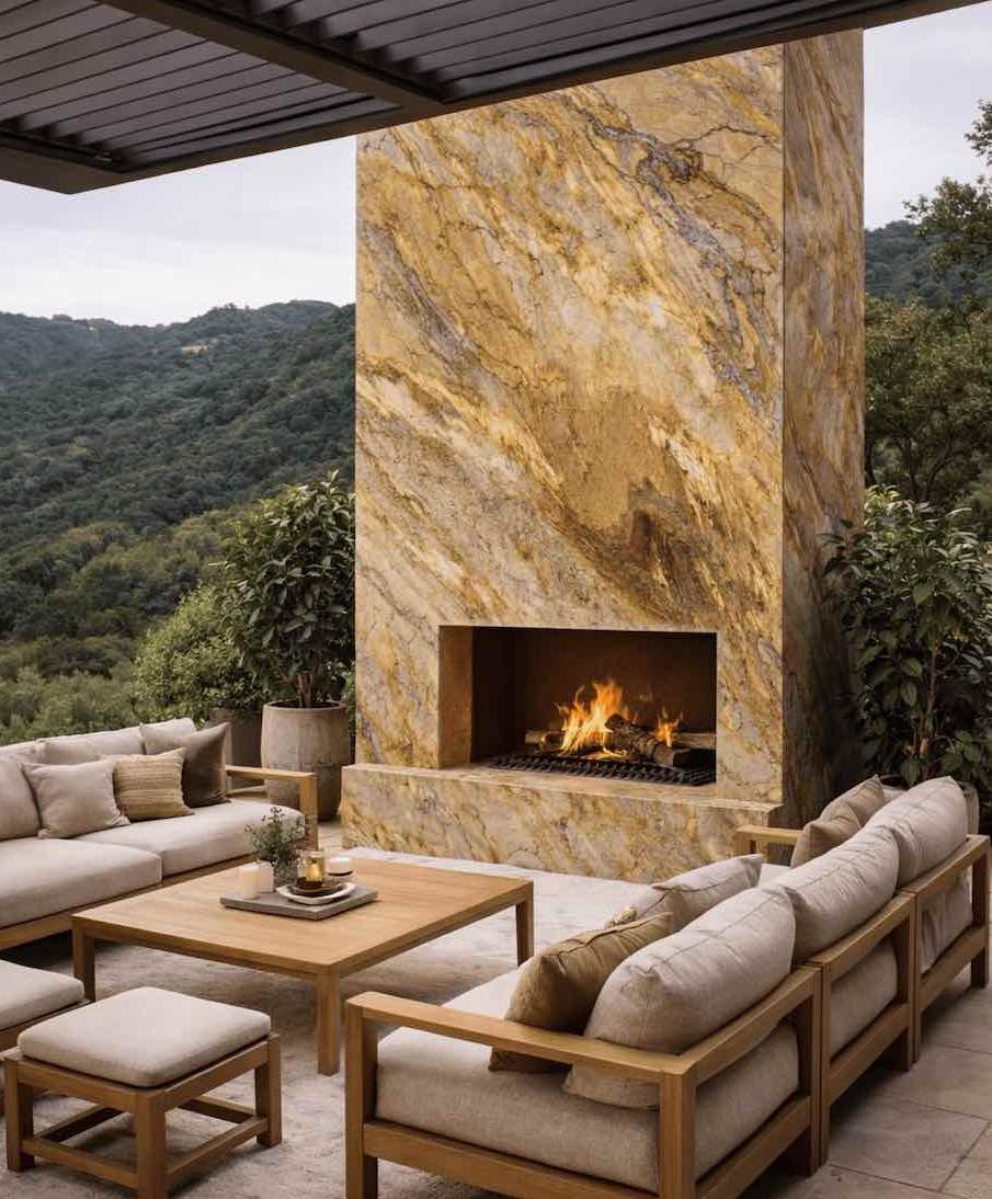 GUARA quartzite from Quartzblue company, Brazil.