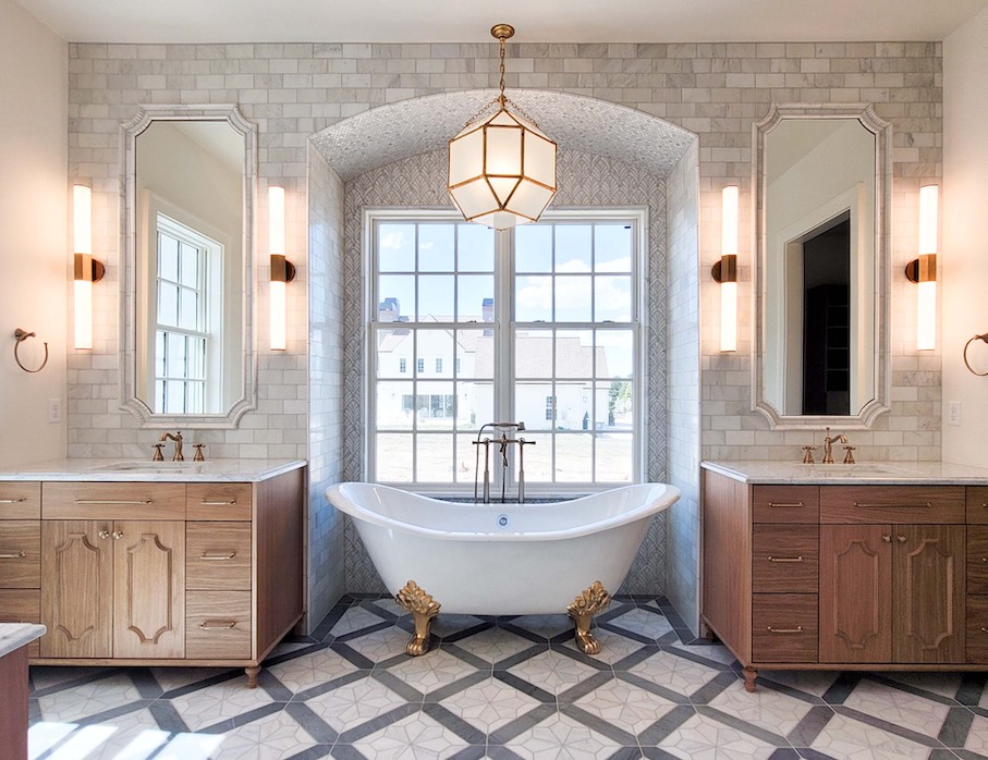 CID Awards, Special Recognition, Residential Stone Design: European Colonial Haven. Company: Old World Stone Imports Flooring and Design, Mapleton, Utah.