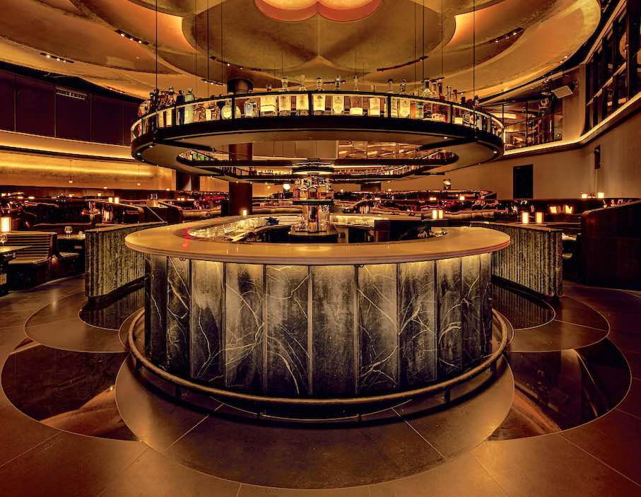 CID Awards, Commercial Stone Design: Cote Korean Steakhouse at The Venetian. Company: M.Teixeira Soapstone, Las Vegas, Nev.